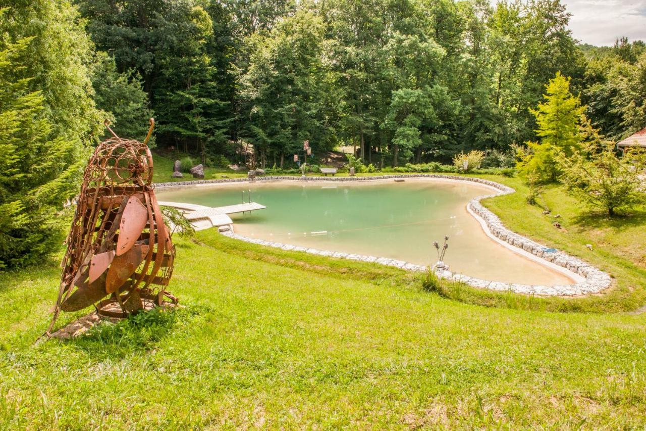 Country House With A Pool In Medvednica Nature Park ザグレブ エクステリア 写真
