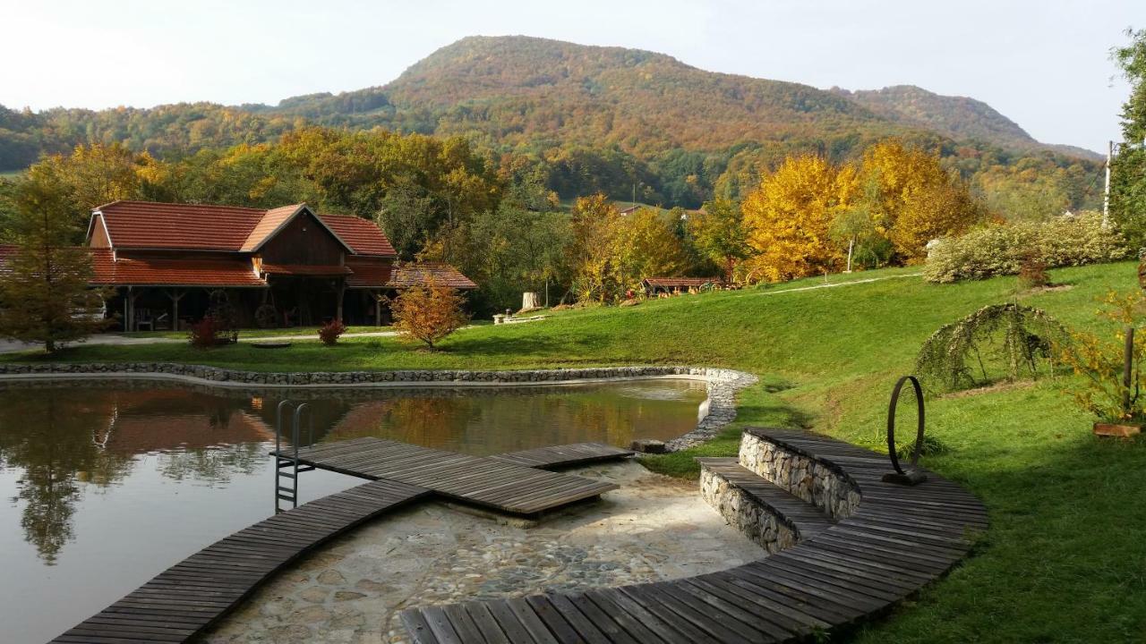 Country House With A Pool In Medvednica Nature Park ザグレブ エクステリア 写真